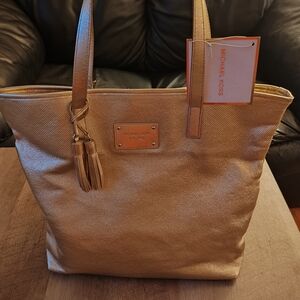 Gold Michael kors tote(medium)